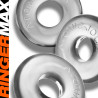 Oxballs Lot de 3 Cockrings Ringer Max 20 mm Transparents